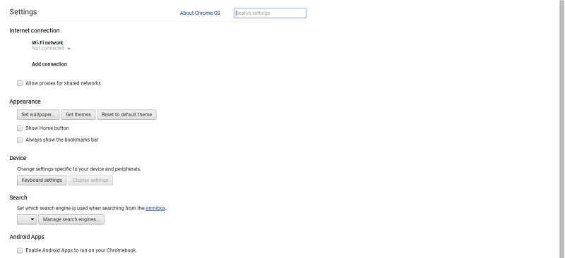 android aplikacije chrome os