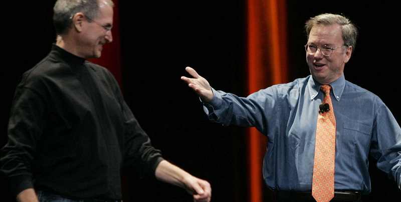 eric schmidt i steve jobs