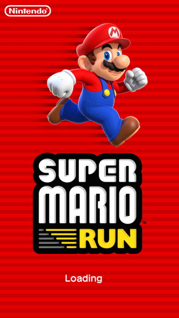 super mario run loading